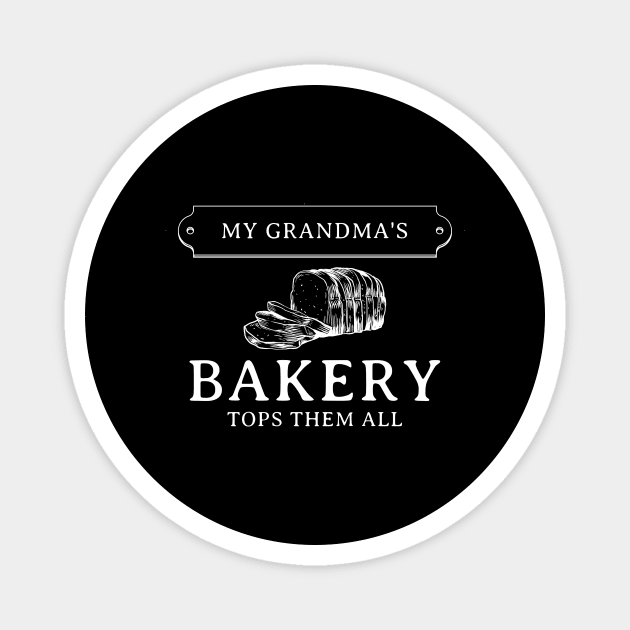 Vintage Grandmother Mother Classic Baking Antique Retro Magnet by Flowering Away